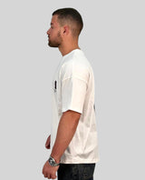 White Drippy Skimask Tee